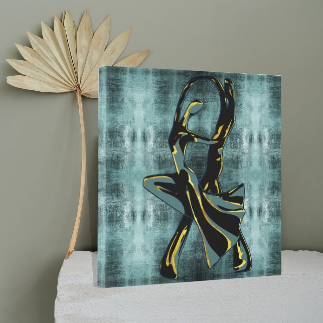 Couple Tanzen in der Nacht Leinwanddruck (Von Creator hochgeladen)