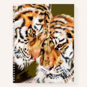 Couple Tiger-Notebook Notizbuch