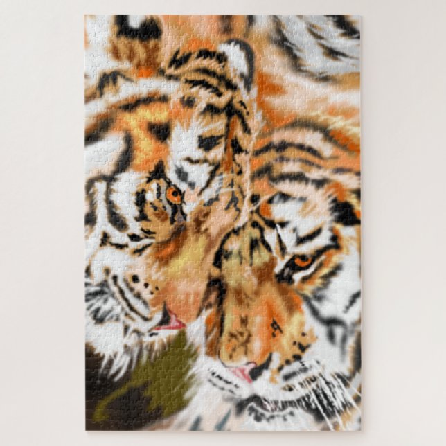 Couple Tiger Puzzle (Vertikal)