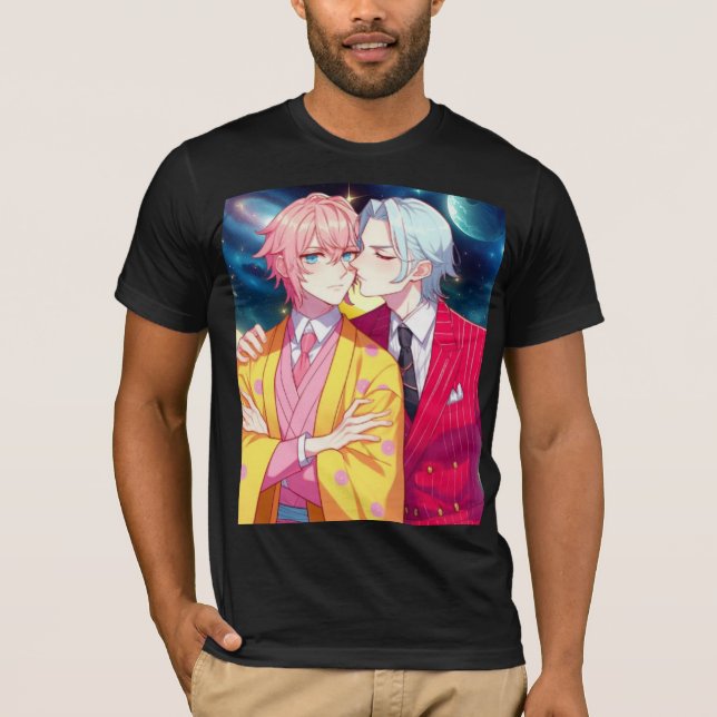 Couple Time in Space T-Shirt (Vorderseite)