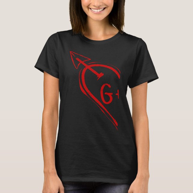 Couple Valentine Heart for Her G 2023 Happy Valent T-Shirt (Vorderseite)