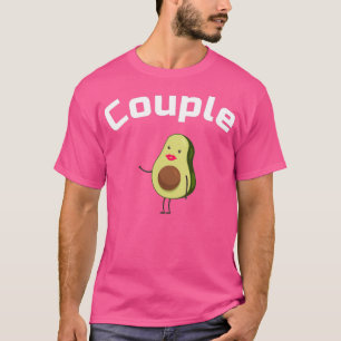 Couple Women Avocado Couple T-Shirt
