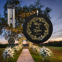 Couple Wreath-Namen | Foto des Hochzeitdatums