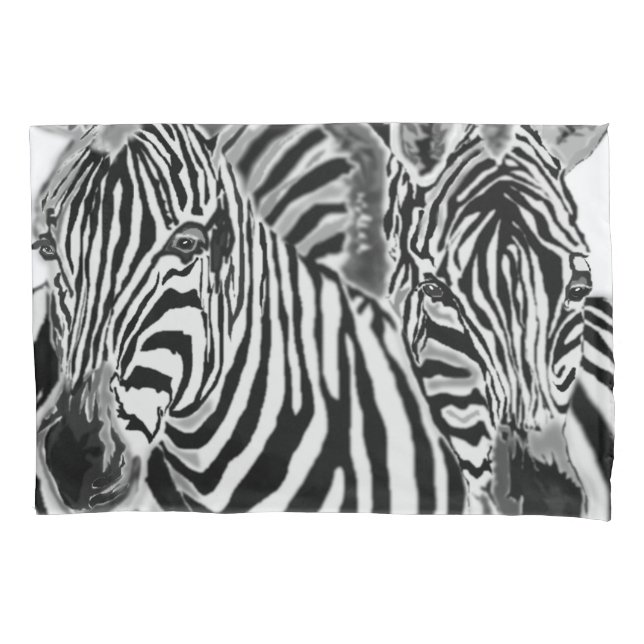 Couple Zebra Pillow Kissenbezug (Vorderseite)