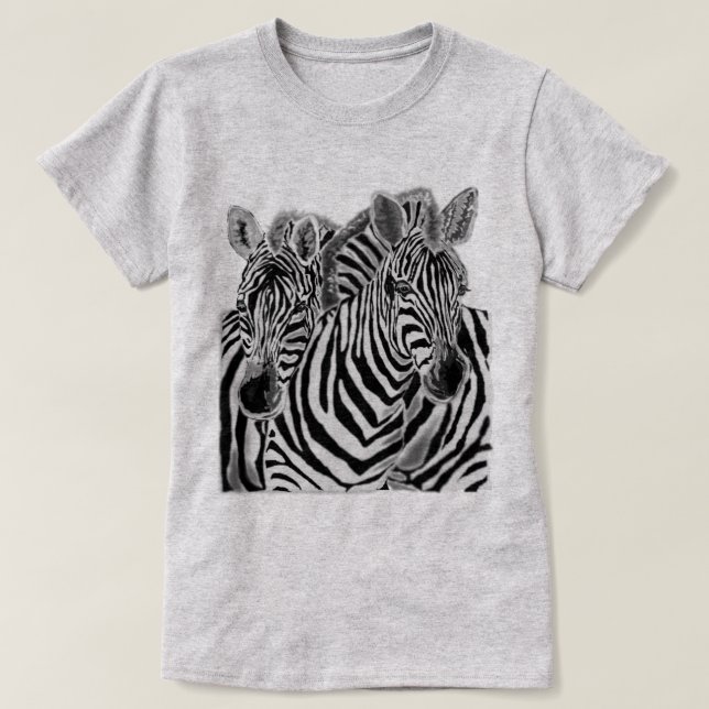 Couple Zebra T - Shirt (Design vorne)