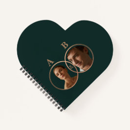 Couple's Interlocking Circle Notizbuch