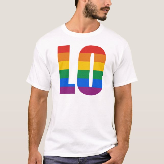 COUPLES LIEBE LETTERS - LO T-Shirt (Vorderseite)