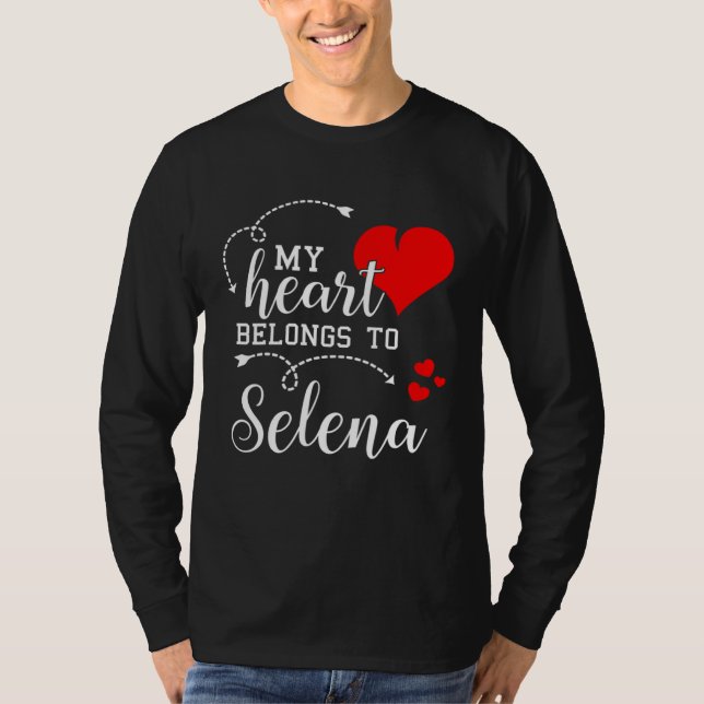 Couples Matching  My Heart Belong to Selena  My Lo T-Shirt (Vorderseite)