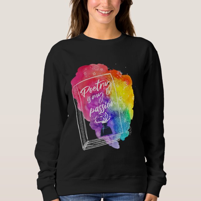 Couplet Rhymes Lyrics Elegy Passionate Poetic Quot Sweatshirt (Vorderseite)