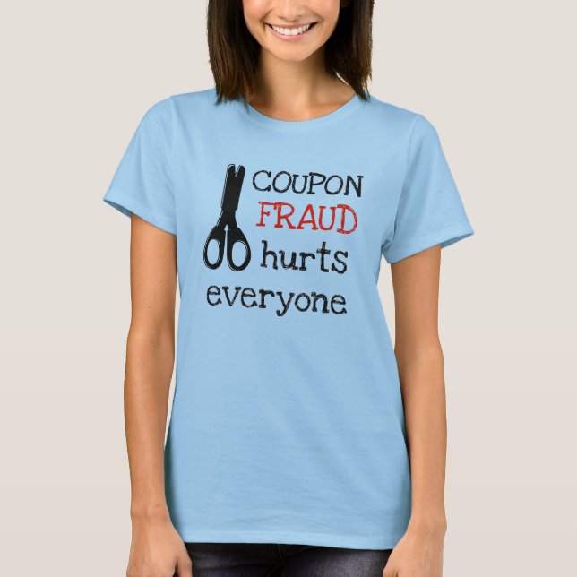 Coupon Fraud Hurd T-Shirt (Vorderseite)