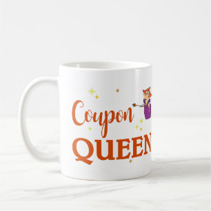 COUPON QUEEN KAFFEETASSE