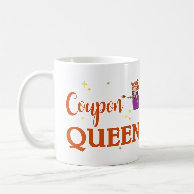 COUPON QUEEN KAFFEETASSE (Links)