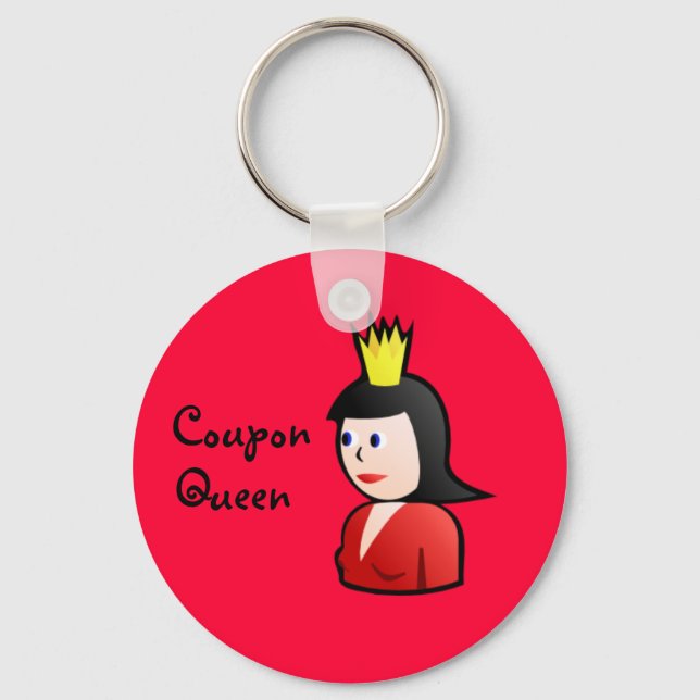 Coupon Queen Schlüsselanhänger (Vorderseite)