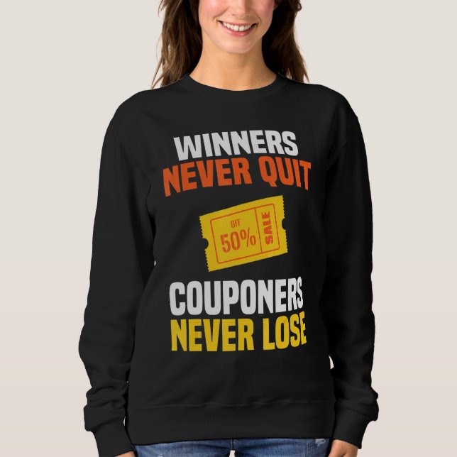 Couponkupon-Lieben Couponing Sweatshirt (Vorderseite)