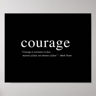Courage - 8"x10" Kunstdrucken Poster