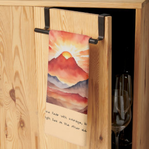 Courage Affirmation Special Geschirrtuch