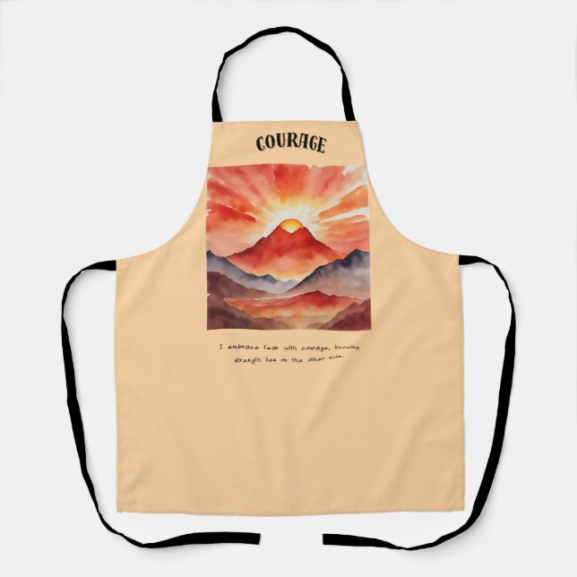 Courage Affirmation Special Schürze (Vorderseite)