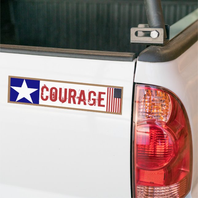 Courage Autoaufkleber (Auf Lkw)