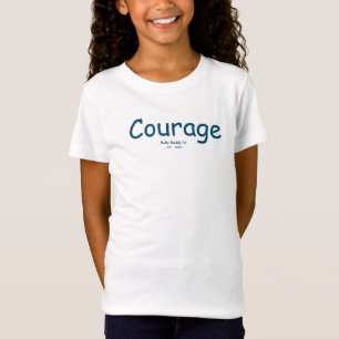 Courage Bully Buddy Inspiration Typografie T-Shirt