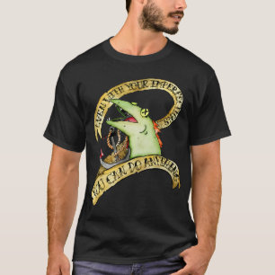 Courage Der Feige Hund Inspirierende Badewanne Fis T-Shirt
