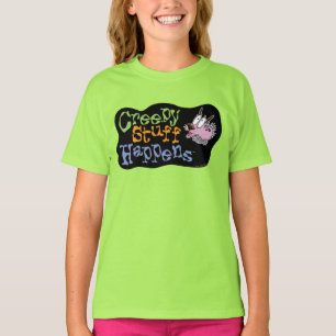 Courage des feigen Hundes Creepy Stuff Happens T-Shirt