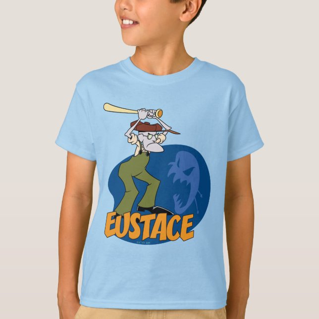 Courage des feigen Hundes | Eustace Graphic T-Shirt (Vorderseite)