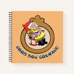 Courage des feigen Hundes   Guter Hundehaufen Notizbuch