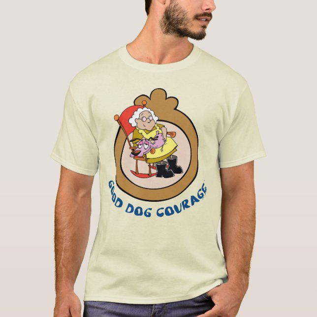 Courage des feigen Hundes | Guter Hundehaufen T-Shirt (Vorderseite)