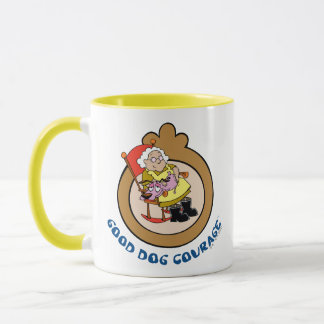 Courage des feigen Hundes | Guter Hundehaufen Tasse