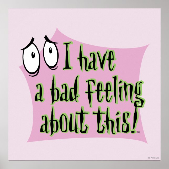 Courage des feigen Hundes | Ich habe ein schlechte Poster (Vorne)