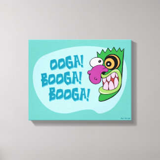 Courage des feigen Hundes | Ooga Booga Booga! Leinwanddruck