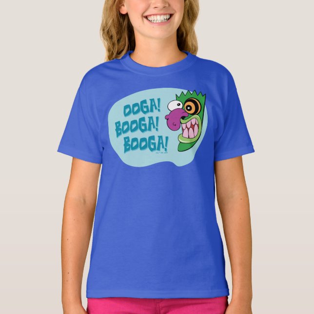 Courage des feigen Hundes | Ooga Booga Booga! T-Shirt (Vorderseite)