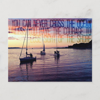 Courage, die Küste Verlassen Postkarte