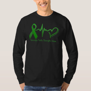Courage Faith Strength Hope Kidney Disease Awarene T-Shirt