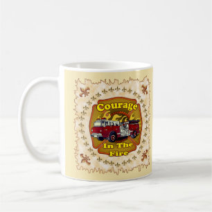 Courage-Feuerwehrauto-Feuerwehr-Tassen Kaffeetasse