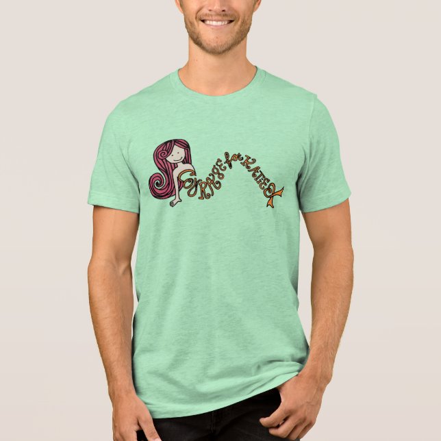 Courage für Katie - OG Mermaid T-Shirt Tri-Blend Shirt (Vorderseite)