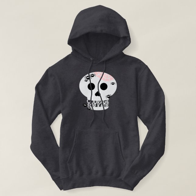 Courage für Katie - OG Skull Logo Hoodie (Design vorne)