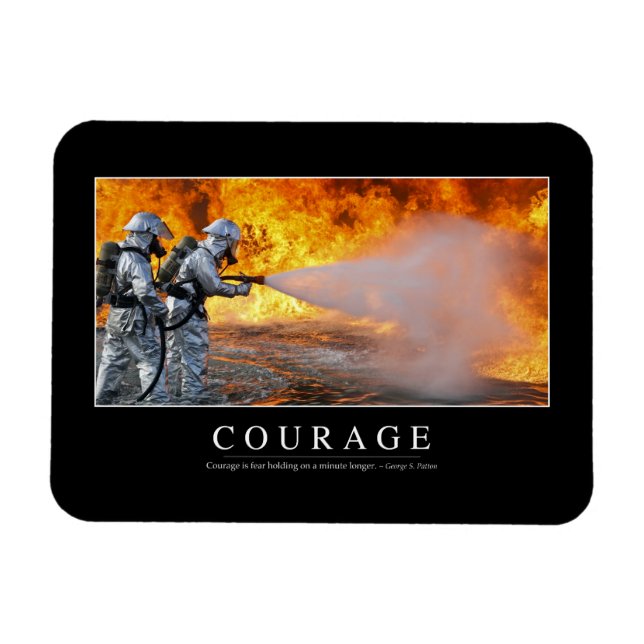 Courage: Inspirationsangebot Magnet (Horizontal)