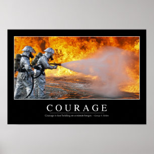 Courage: Inspirationsangebot Poster
