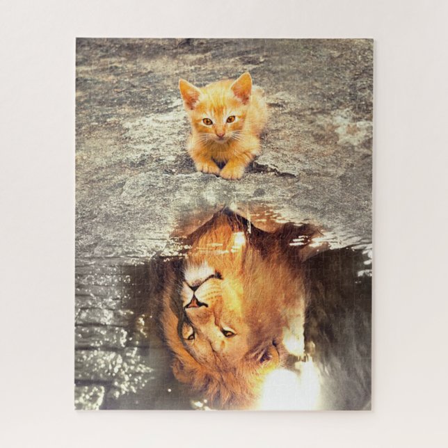 Courage Kitty Puzzle (Vertikal)