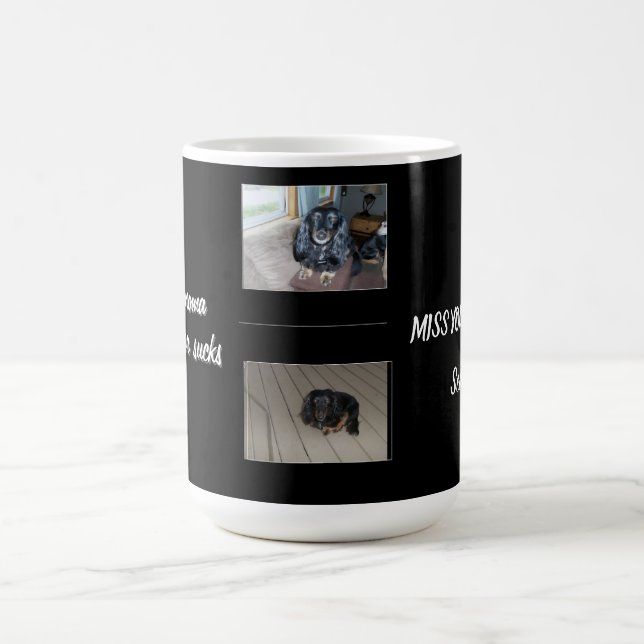 Courage & Love Melanoma Pet Tribute Kaffeetasse (Mittel)