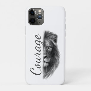 Courage Löwe Künstlerisch Minimal- Case-Mate iPhone Hülle