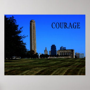 Courage Motivierend Poster