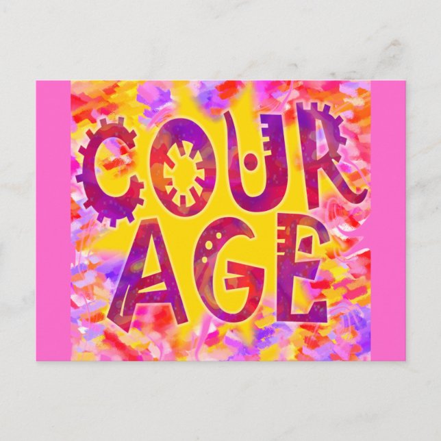 Courage Postkarte (Vorderseite)
