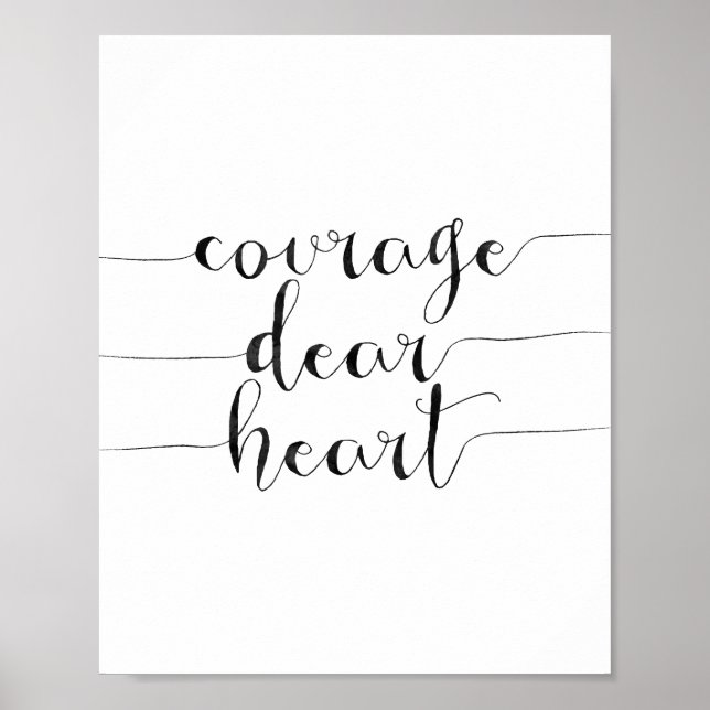Courage Sehr herzlich Poster (Vorne)