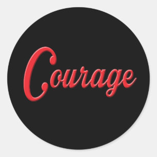 Courage Sticker - Set von 20 Jahren