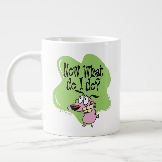 Courage the Cowardly Dog | Now What Do I Do? Jumbo-Tasse (Links)