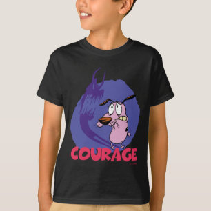 Courage the Cowardly Dog Shadow Graphic T-Shirt