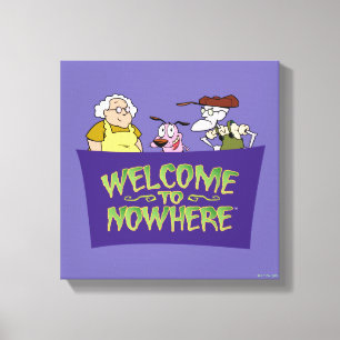 Courage the Cowardly Dog   Welcome To Nowhere Leinwanddruck