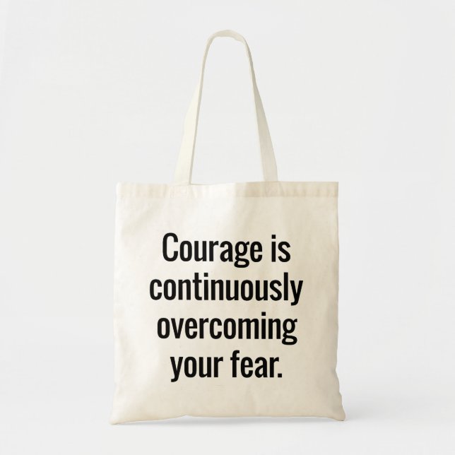 Courage Tote Bag Tragetasche (Vorne)